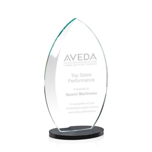 Corporate Awards - Crystal Awards - Windermere Black Flame Crystal Award