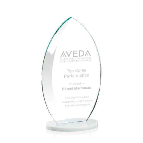 Corporate Awards - Crystal Awards - Windermere White Flame Crystal Award