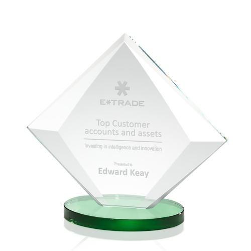 Corporate Awards - Crystal Awards - Teston Green Crystal Award