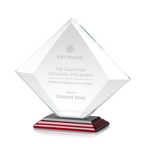 Corporate Awards - Crystal Awards - Teston Rosewood Crystal Award