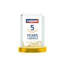 Dalton Full Color Gold on Alberton Base Rectangle Crystal Award