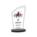 Tomkins Full Color Black Peak Crystal Award
