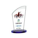Tomkins Full Color Blue Peak Crystal Award