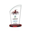 Tomkins Full Color Red Peak Crystal Award