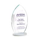 Windermere Full Color White  Flame Crystal Award
