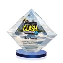 Teston Full Color Blue Crystal Award
