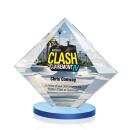 Teston Full Color Sky Blue Crystal Award