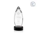 Fortier Black on Base Arch & Crescent Crystal Award