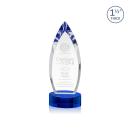 Fortier Blue Arch & Crescent Crystal Award