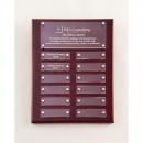 Rosewood High Gloss Plaque with Acrylic Plates