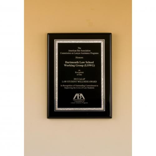 Corporate Awards - Award Plaques - Wood Plaques - Black Piano Finish Rectangle Plaque with Silver Florentine Border