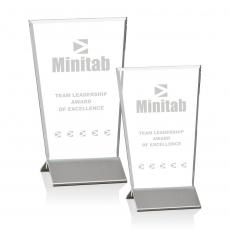 Employee Gifts - Kaven Aluminum Obelisk Crystal Award