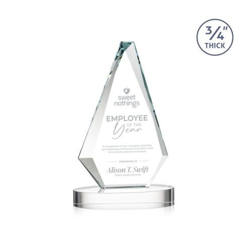 Corporate Awards - Crystal Awards - Windsor Starfire on Alberton Base Crystal Award