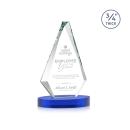 Windsor Blue on Alberton Base Crystal Award