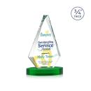 Windsor Full Color Green on Alberton Base Crystal Award