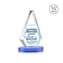 Windsor Full Color Sky Blue on Alberton Base Crystal Award