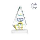 Windsor Full Color White on Alberton Base Crystal Award