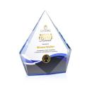 Shelton Full Color Blue Crystal Award