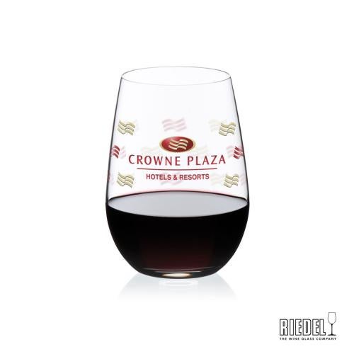 Corporate Recognition Gifts - Etched Barware - Wine Glasses - RIEDEL Stemless Wine - Full Color