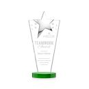 Mantella Chrome Green Star Crystal Award
