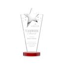 Mantella Chrome Red Star Crystal Award