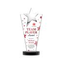 Mantella Chrome Full Color Black Star Crystal Award