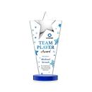 Mantella Chrome Full Color Bue Star Crystal Award