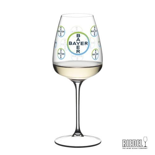 Corporate Recognition Gifts - Etched Barware - Wine Glasses - RIEDEL Trauben Wine - Full Color