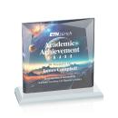 Tanner Full Color White Crystal Award