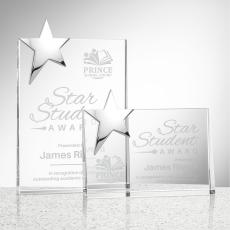 Denham Silver Star Crystal Award - Crystal Star Awards