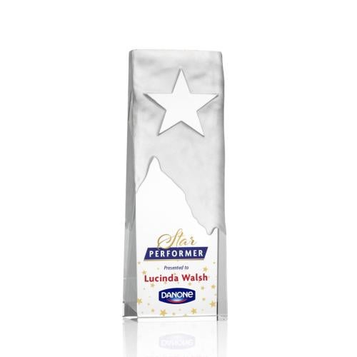 Corporate Awards - Crystal Awards - Stapleton Full Color Star Crystal Award