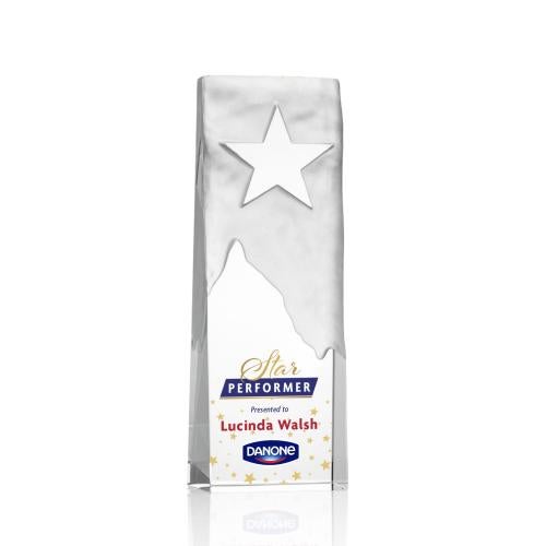 Corporate Awards - Crystal Awards - Stapleton Full Color Star Crystal Award