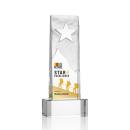 Stapleton Full Color Clear on Base Star Crystal Award