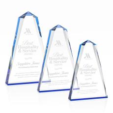 Cotswold Pyramid Crystal Award - Colored Crystal