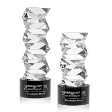 Callucci Black on Marvel Base Obelisk Crystal Award - Sales Awards