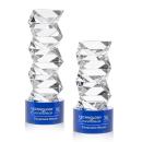 Callucci Blue on Marvel Base Obelisk Crystal Award