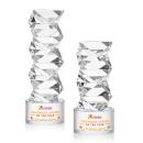 Callucci Full Color Clear on Marvel Base Obelisk Crystal Award