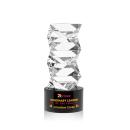 Callucci Full Color Black on Marvel Base Obelisk Crystal Award