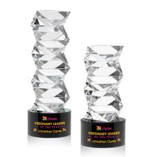 Callucci Full Color Black on Marvel Base Obelisk Crystal Award - Full Color Awards