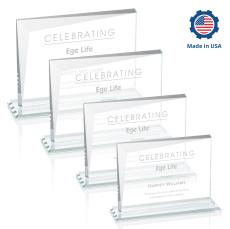 Mirela Rectangle Crystal Award - Corporate Awards