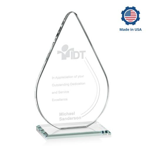 Corporate Awards - Crystal Awards - Glenhazel Crystal Award