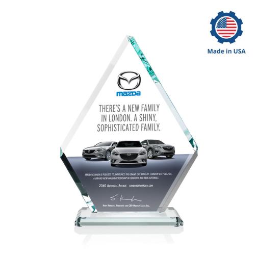 Corporate Awards - Crystal Awards - Canton Full Color Crystal Award