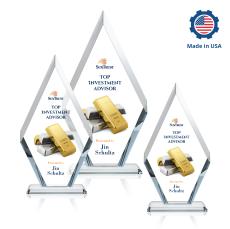 Cancun Full Color Crystal Award - Corporate Awards