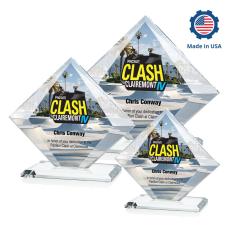 Teston Full Color Crystal Award - Newest Additions