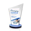 Wiltshire Full Color Blue Peak Crystal Award