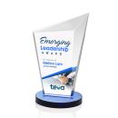 Wiltshire Full Color Blue Peak Crystal Award