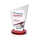Wiltshire Full Color Red Peak Crystal Award