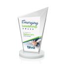 Wiltshire Full Color White Peak Crystal Award