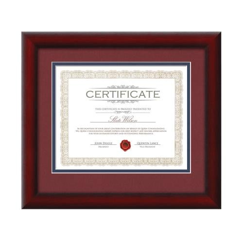 Corporate Awards - Certificate Frames - Wellesley   