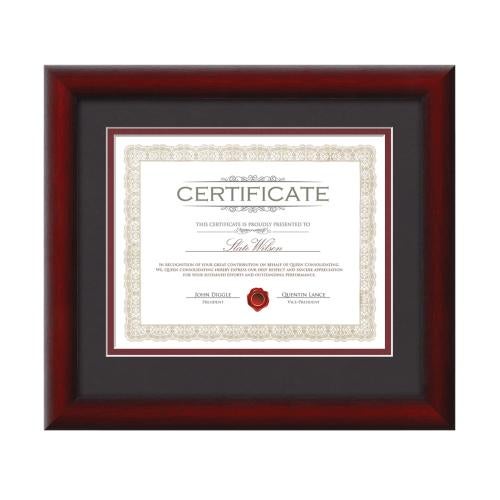 Corporate Awards - Certificate Frames - Wellesley   